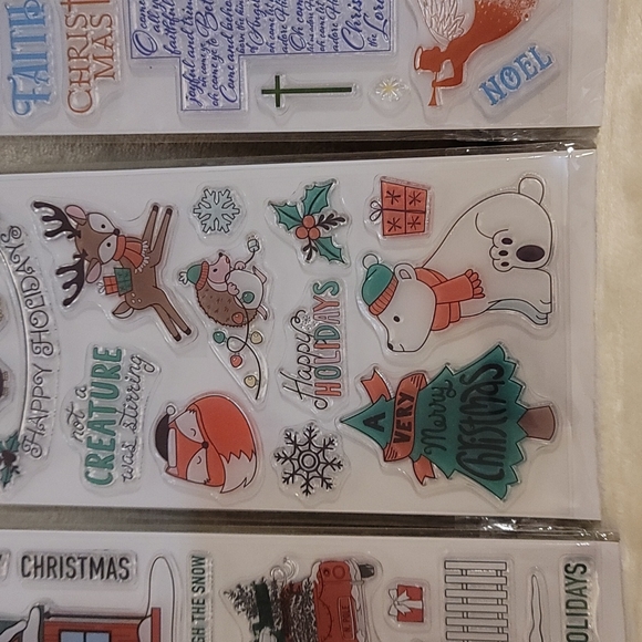 Recollections Christmas Clear Stamps - Picture 5 of 8